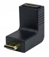 MANHATTAN adapter miniHDMI mini HDMI kątowy 90