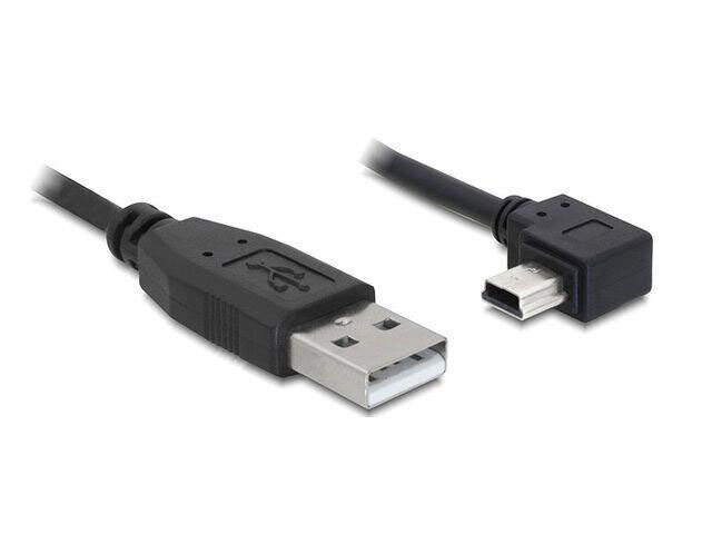 DELOCK Kabel mini USB kątowy miniUSB 5m czarny