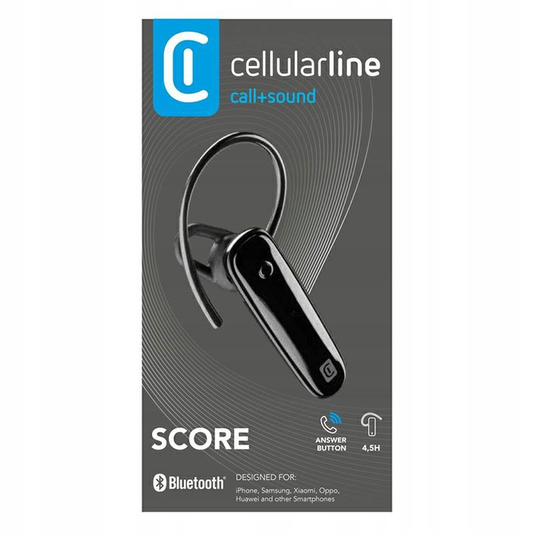 CELLULARLINE słuchawka bezprzewodowa Bluetooth SCORE