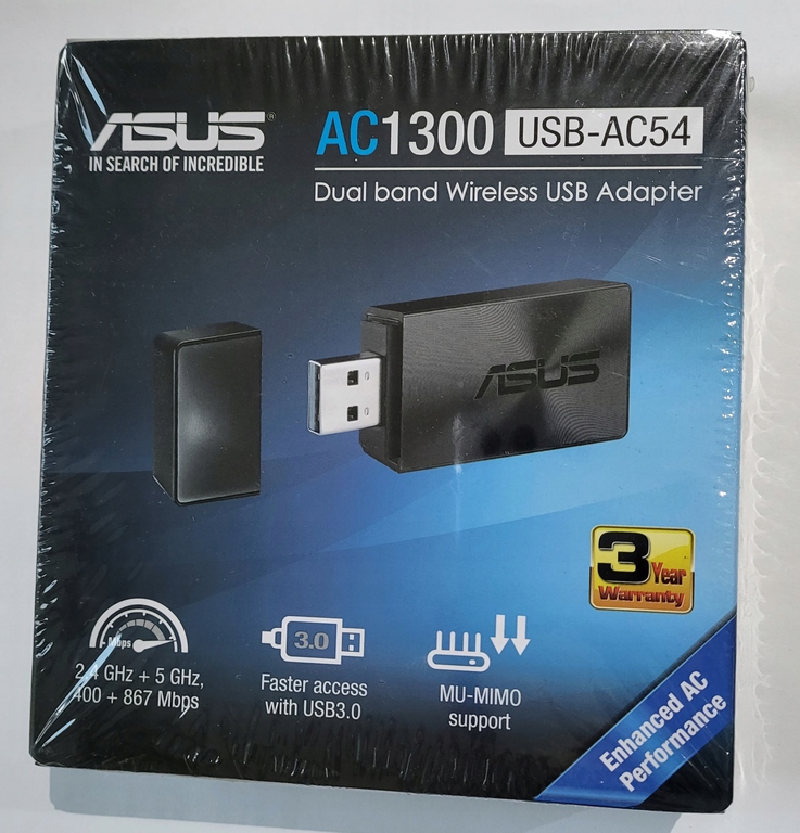 ASUS adapter USB karta sieciowa USB-AC54 WI-FI AC1300 2.4GHz 5GHz