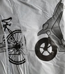 LAMEX pokrowiec ochraniacz na rower skuter XL duży srebrny (4)