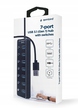 GEMBIRD HUB 7 portów USB 3.1 aktywny metalowy z przełącznikami + kabel (4)