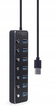 GEMBIRD HUB 7 portów USB 3.1 aktywny metalowy z przełącznikami + kabel (3)