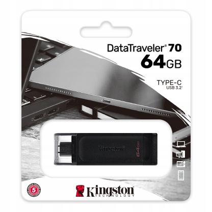 KINGSTON pendrive pamięć DT70 64gb USB 3.2 USB-C Type-C