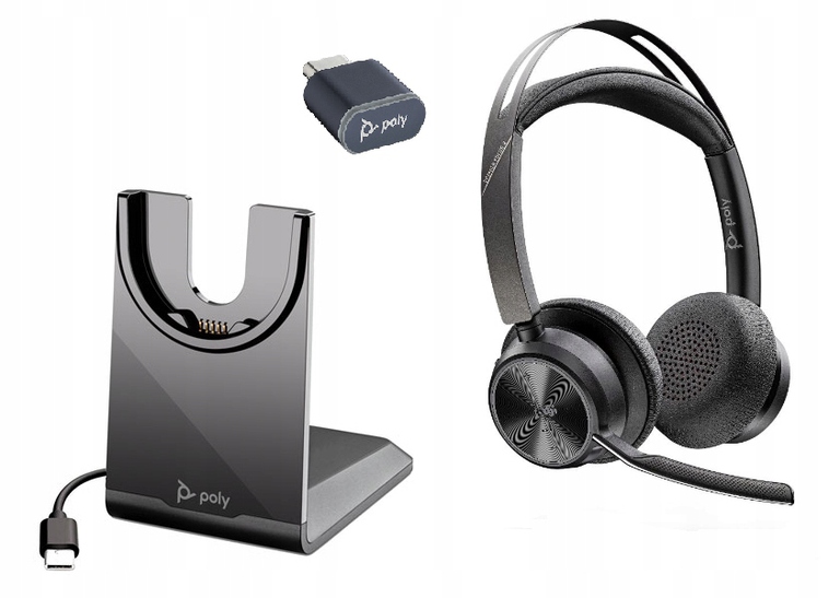 PLANTRONICS słuchawki bezprzewodowe Poly Voyager Focus 2 USB-C Bluetooth