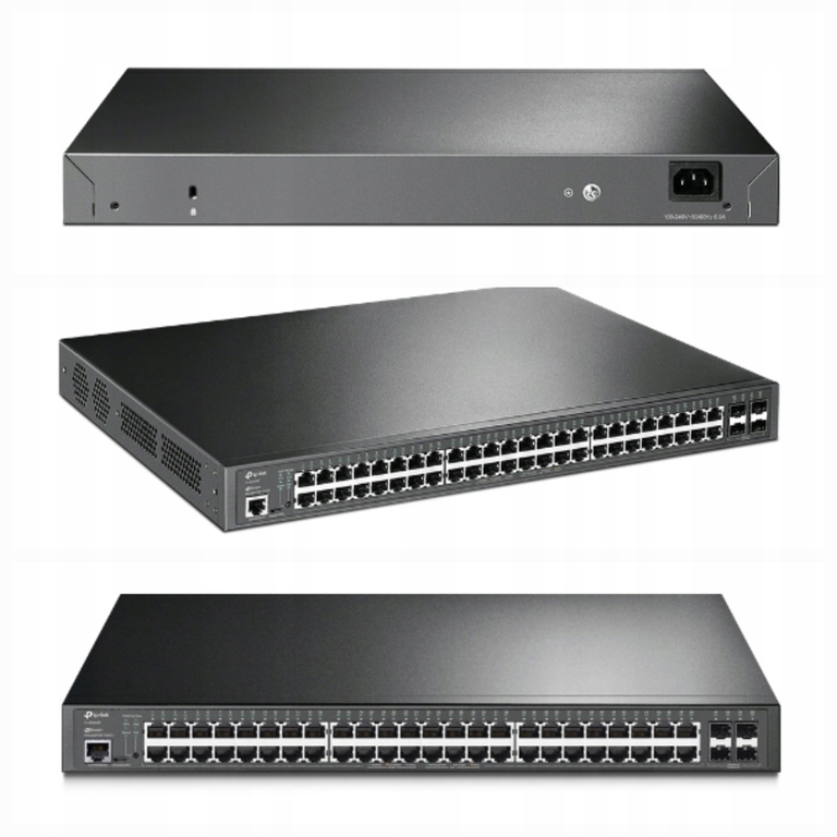 SWITCH TP-LINK TL-SG3452P v 3.2 52 porty gigabit 48 portów PoE+ i 4x SFP
