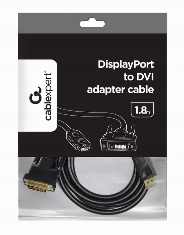 GEMBIRD kabel 1,8m DisplayPort do DVI 24 + 1