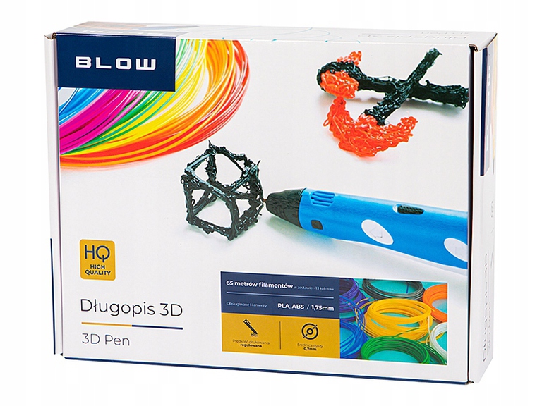 BLOW Długopis 3D drukarka 3D 13 kolorów