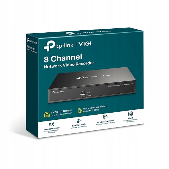 Tp-link rejestrator video VIGI NVR1008H 8 kanałów
